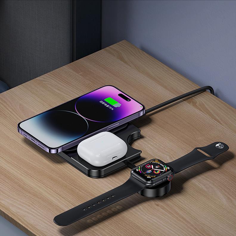 三合一充电器可以一起充吗,瑞特克三合一磁吸无线充