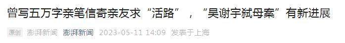 吴谢宇案庭审细节首次公布引关注,吴谢宇4案庭审细节曝光