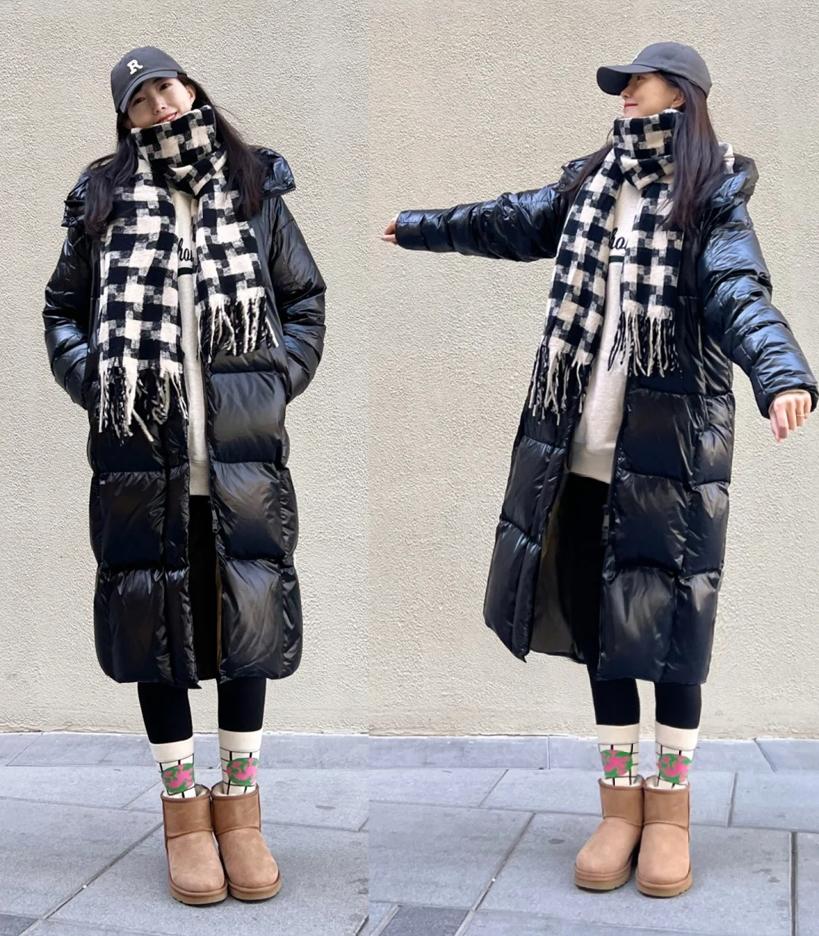 长款羽绒服搭配什么鞋子好看冬季,冬天穿长羽绒服搭配什么鞋好看