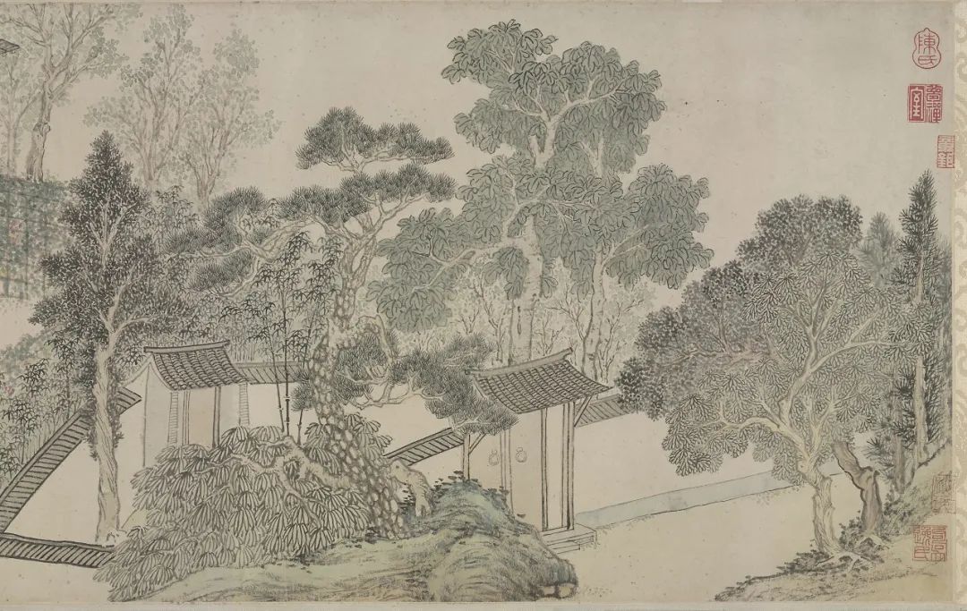 江南烟雨行舟风景图,江南山水风景欣赏