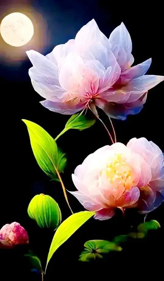 晶莹剔透的水晶花,超美丽的水晶花图片