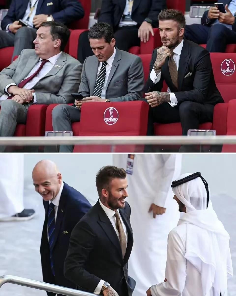 贝克汉姆带领英格兰进军世界杯,贝克汉姆来到卡塔尔亚洲杯