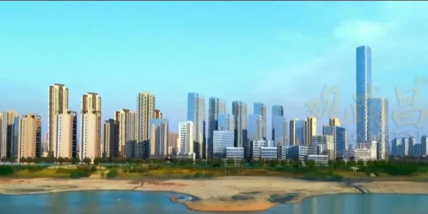 南昌绿地朝阳中心大平层江景,绿地朝阳中心超高层