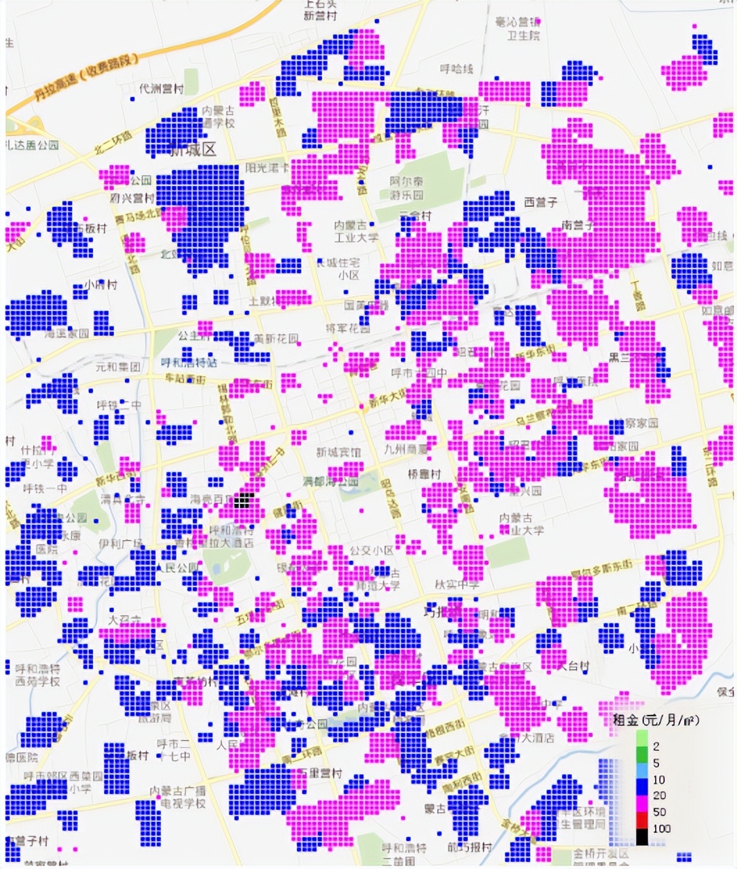 呼和浩特2022年房租价格,呼和浩特赛罕区房租多少钱