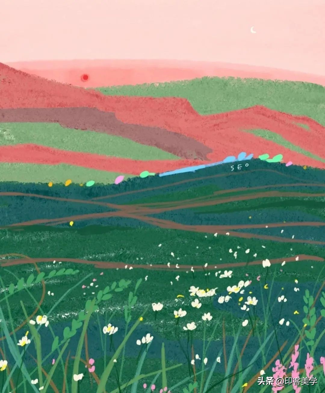 小众插画头像,分享给大家一组我的原创插画头像