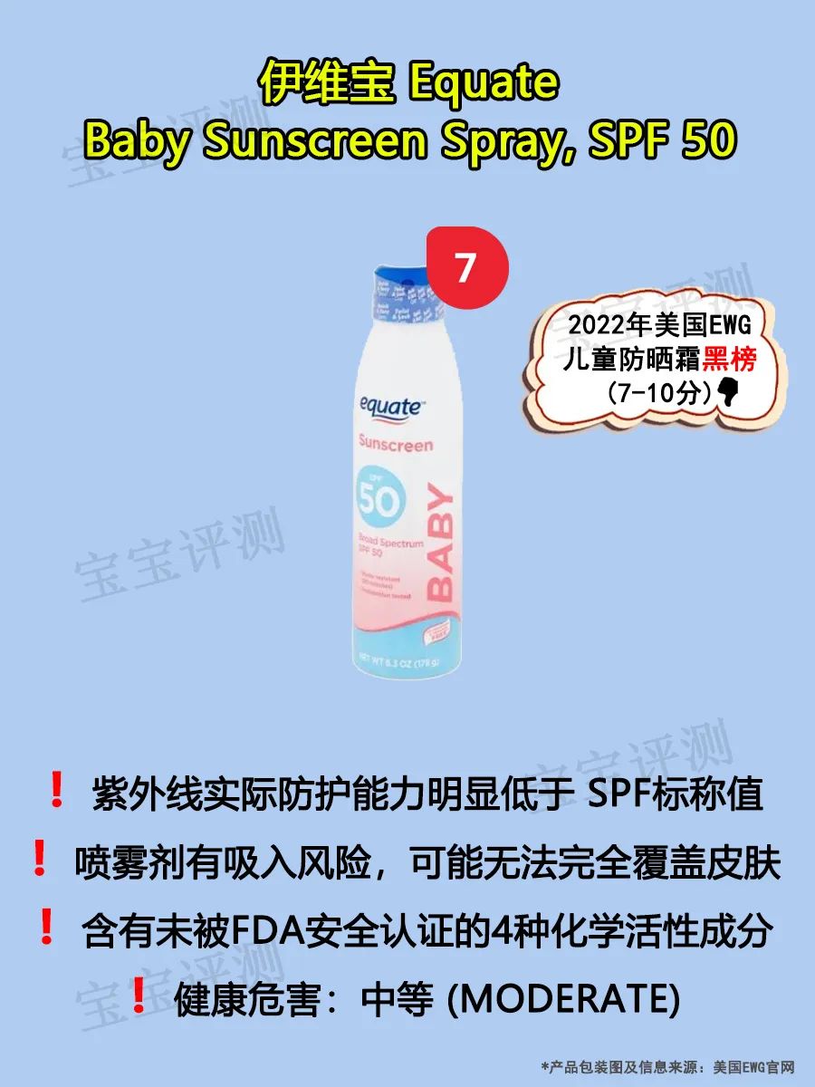 2021防晒霜儿童排名第一名,儿童防晒霜测评推荐spf50