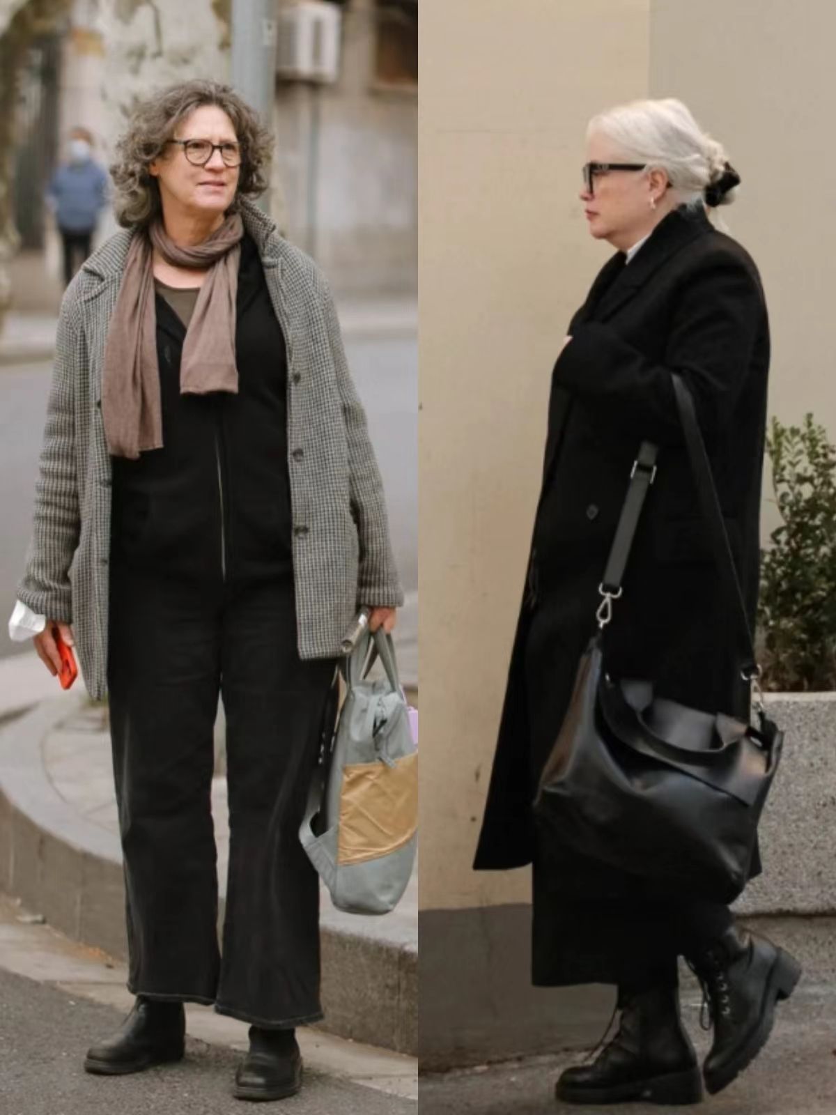 适合羽绒大衣的鞋子,大衣球鞋才是今年冬天最美搭配