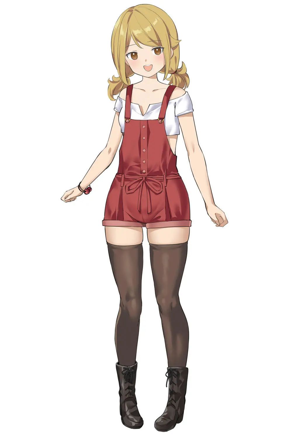 如何绘制日常性感服装“Salopette”基于性感安排