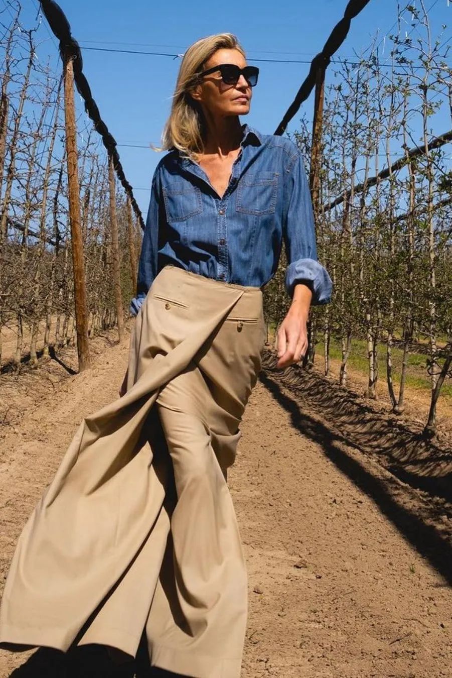 蓝色穿出秋冬高级感,蓝色穿出春天的高级感