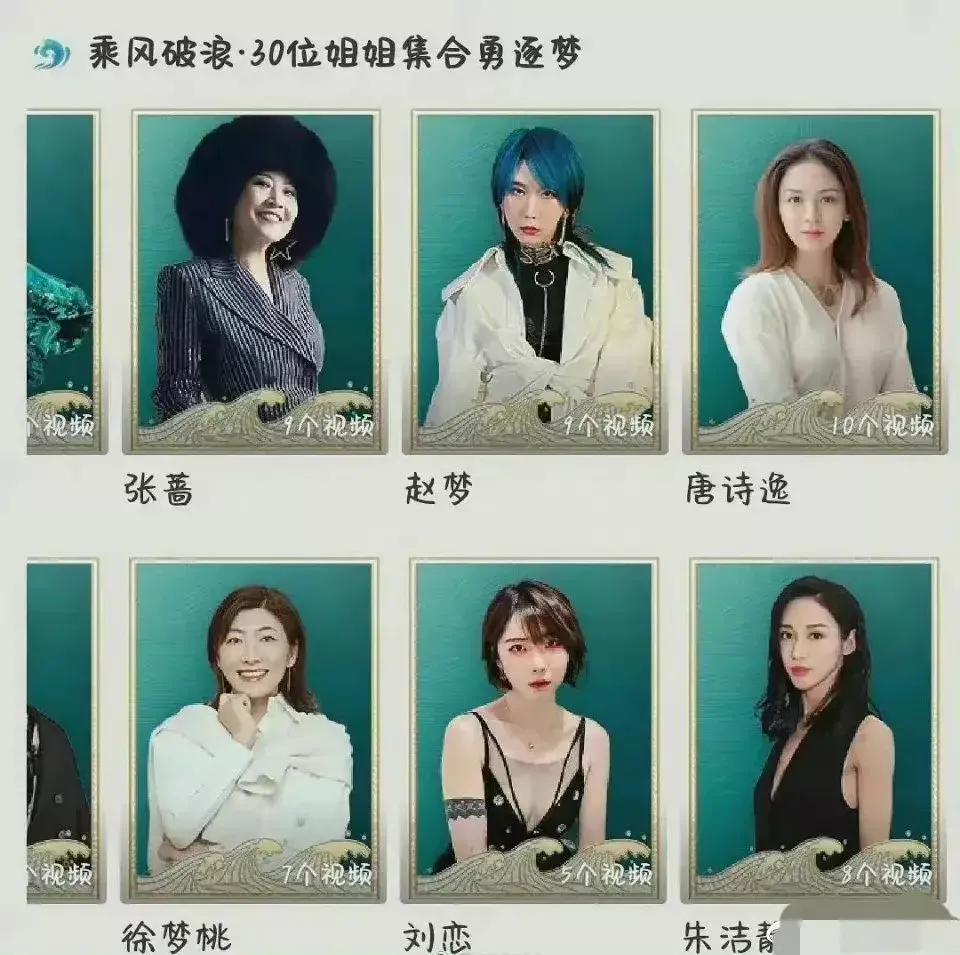 浪姐30位姐姐名单,浪姐那英和宁静区别