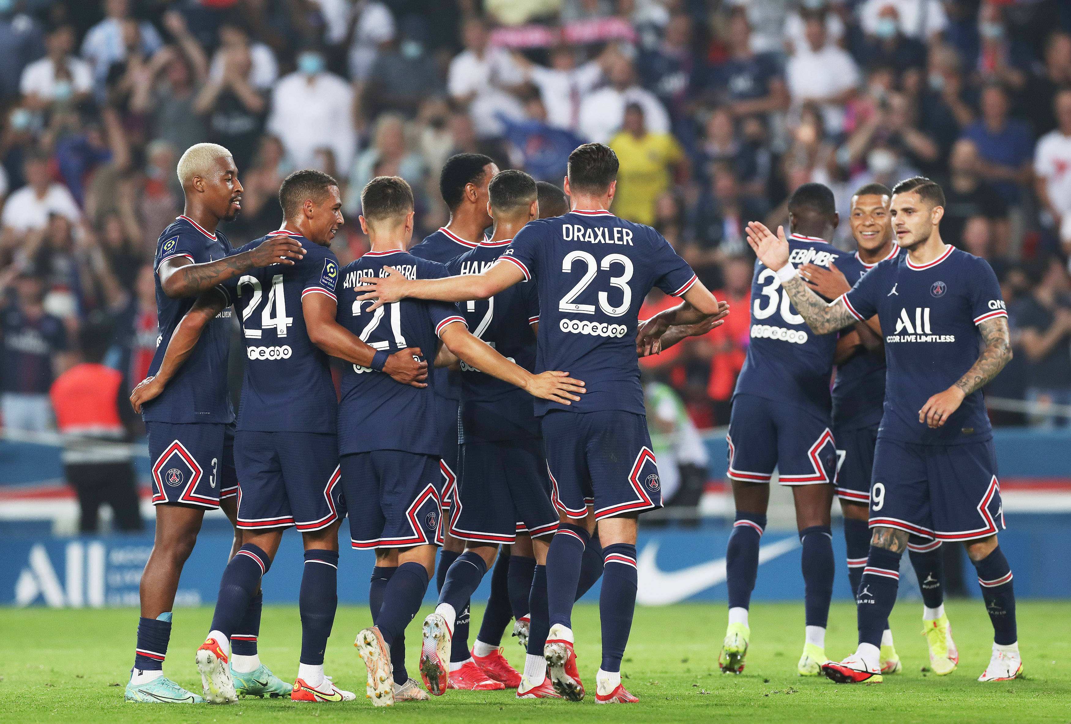 梅西在巴黎圣日耳曼的表现,法甲巴黎圣日耳曼3-1南特梅西集锦