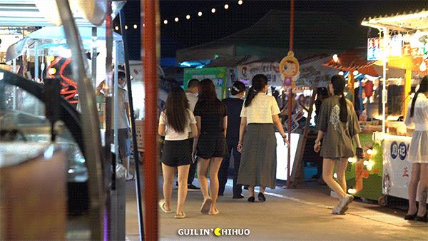 桂林夜市小吃街最火的小吃,桂林火爆夜市小吃