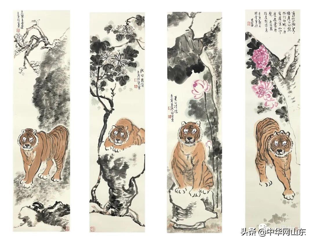 著名画家肖培金推出“虎啸风生——壬寅生肖虎新作展”线上展览