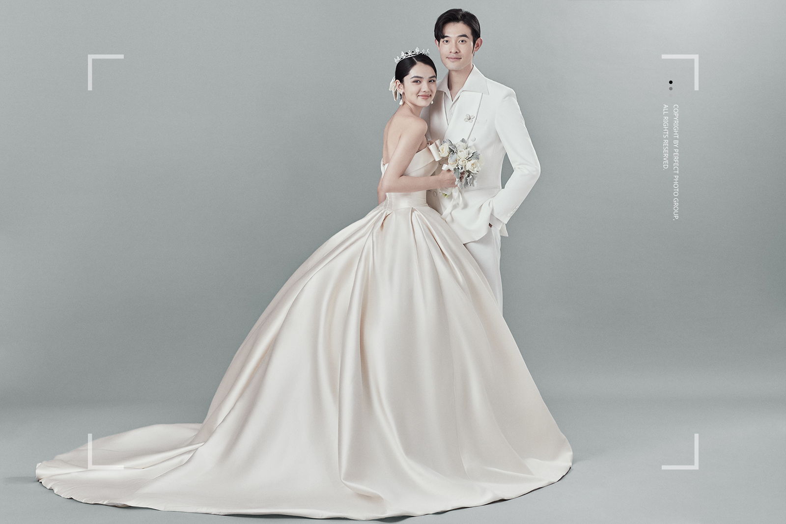 完美嫁衣海景拍摄,中式风格婚纱照系列