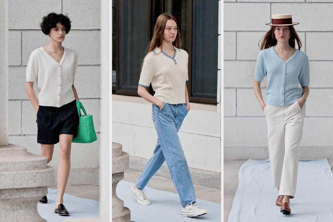 春季时尚穿搭lookbook,流行cleanfitfeel的穿搭