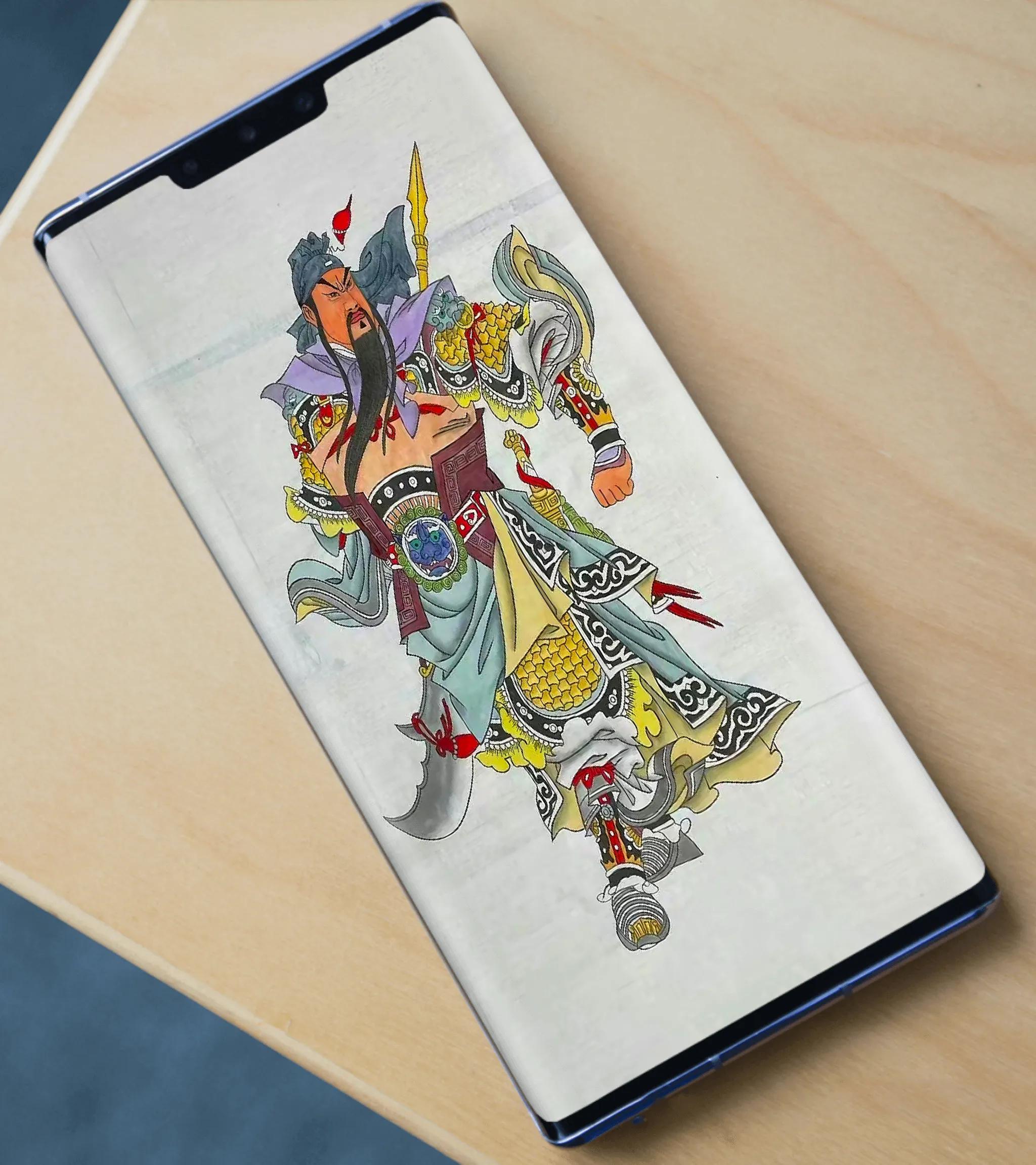 武财神关公高清手机壁纸,武财神图片壁纸高清大图