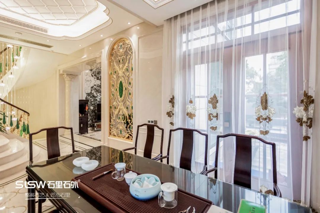 别墅欧式风格大理石装修报价 (人造大理石别墅欧式装修)