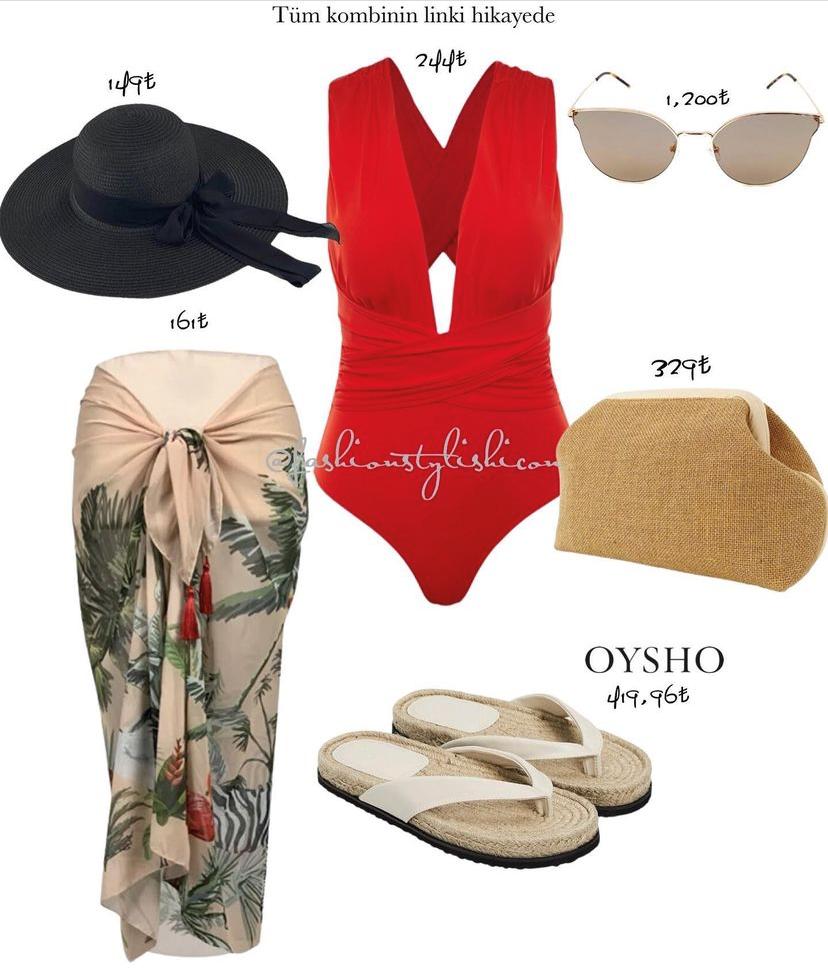 4套泳衣外穿泳衣穿搭公式分享,裙式泳衣穿搭保守