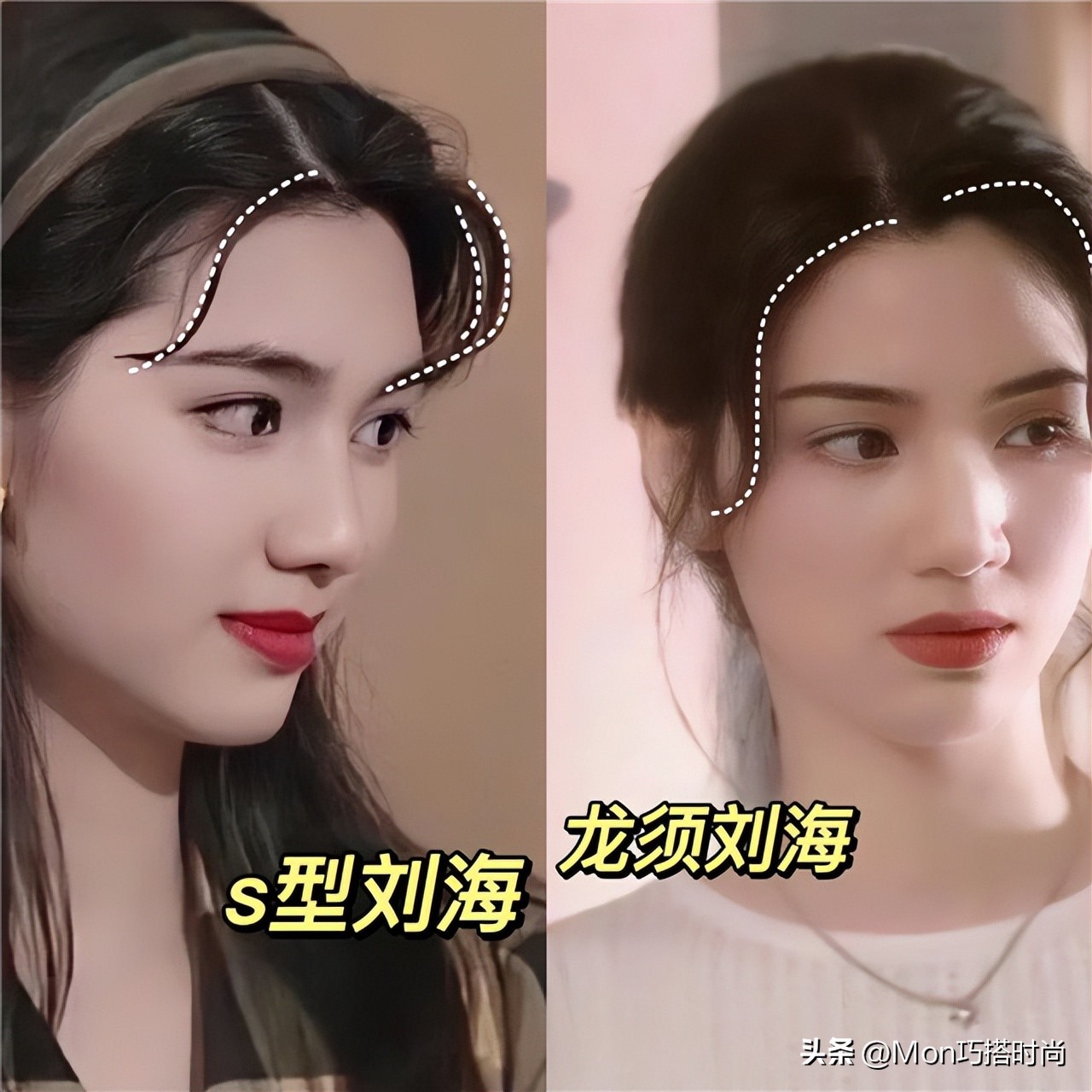 又酷又遮脸的发型,遮额头减龄的发型