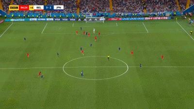 比利时队行云流水的快速反击,比利时队由守转攻的快速反击