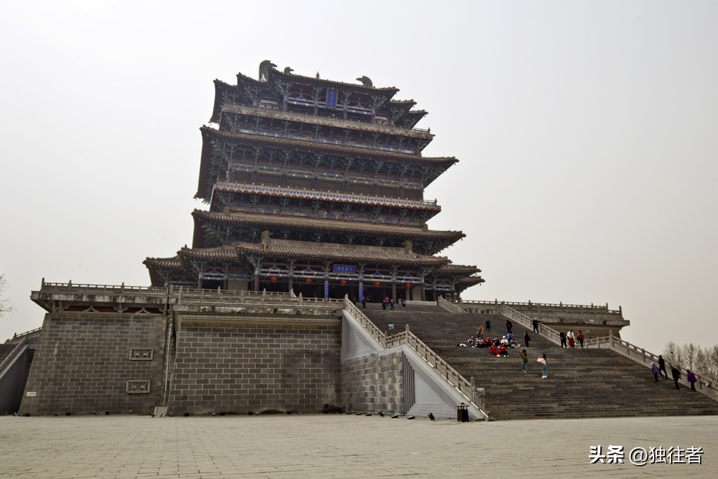 四大文化名城鹳雀楼,十大名楼之鹳雀楼图片