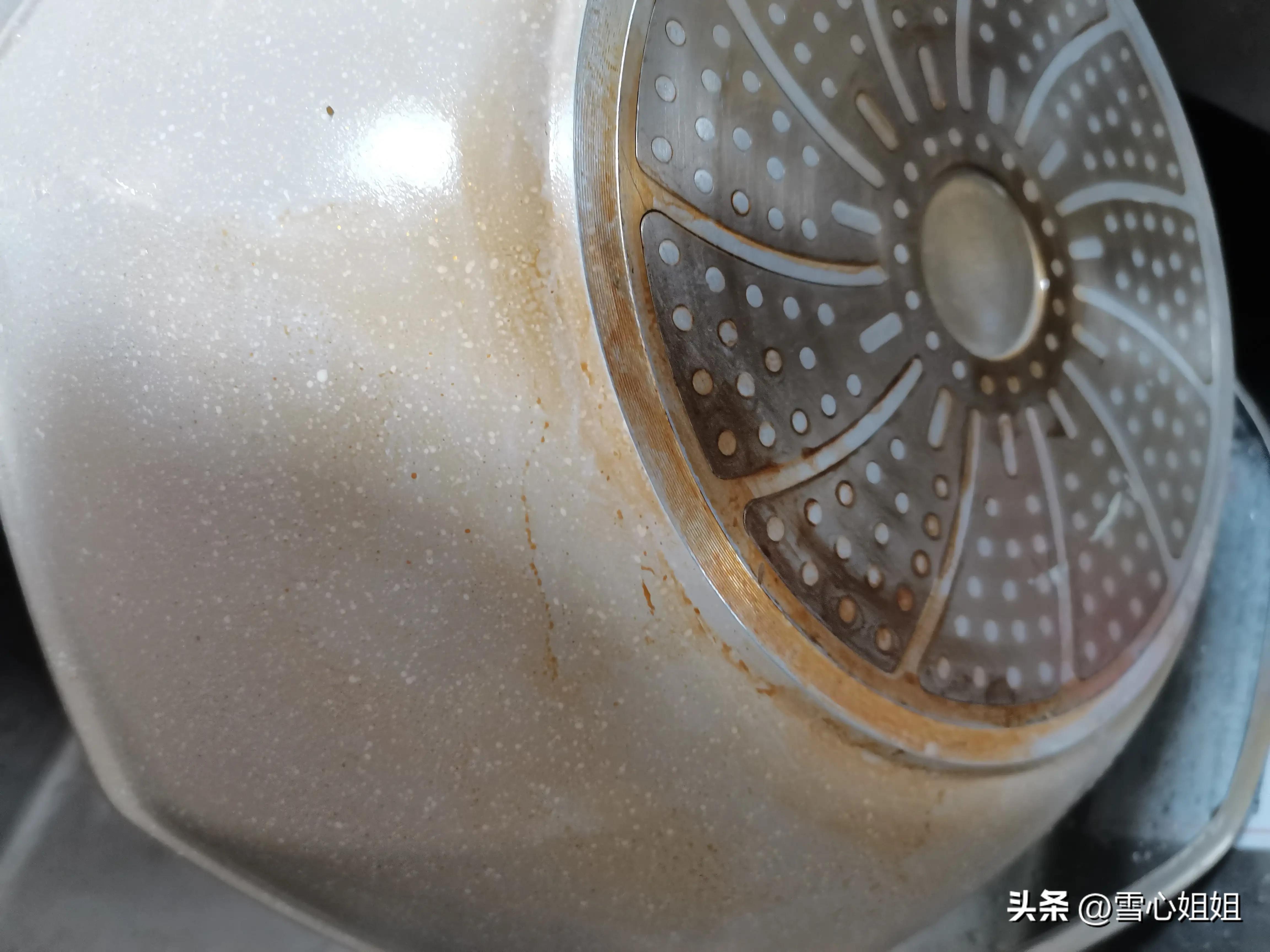 怎样去除麦饭石锅烧黄的印记,麦饭石锅内烧焦除垢剂