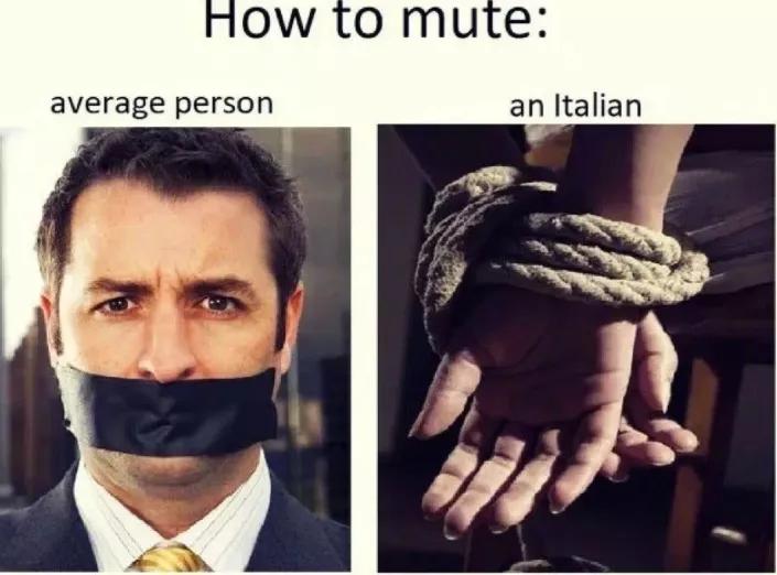 意大利人一个手势被玩坏，网友：捆住他们的手，就说不了话了