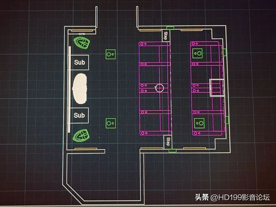 AVS论坛12月最佳家庭影院—MarkLeBlanc的7.2.4影院