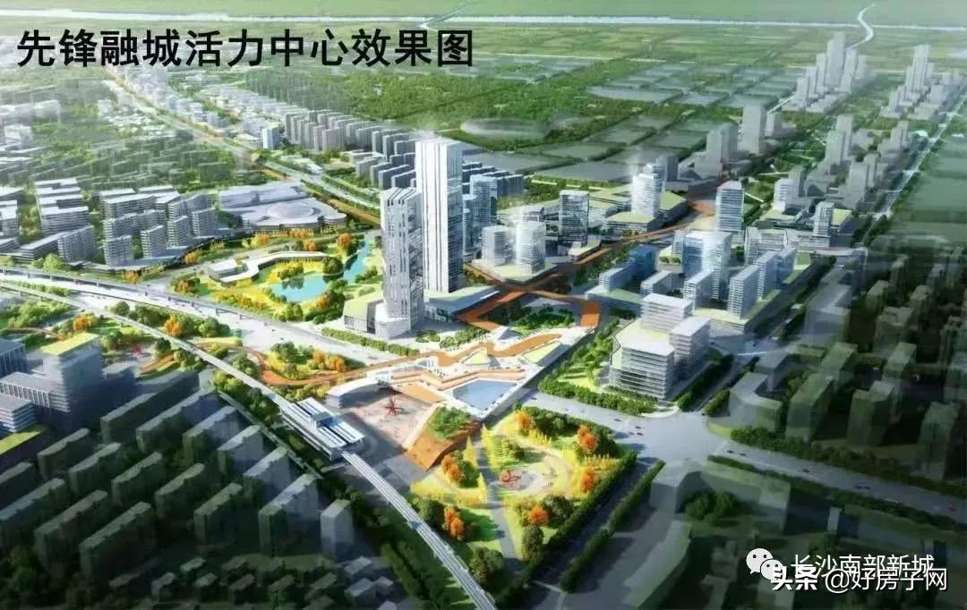 未来长沙南部片区发展前景,融城片区最新规划