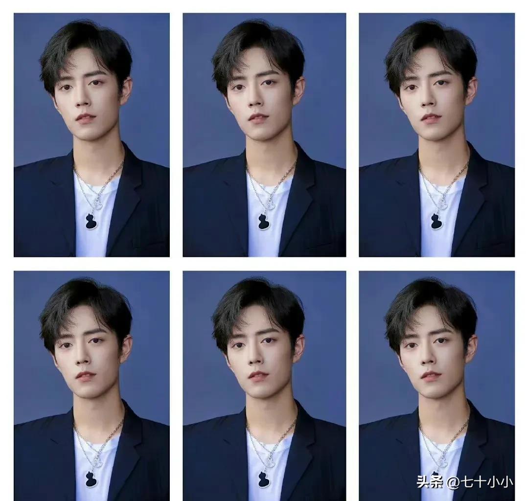 肖战的照片被当作央美的准考证证件照模板，权威认证美学典范脸