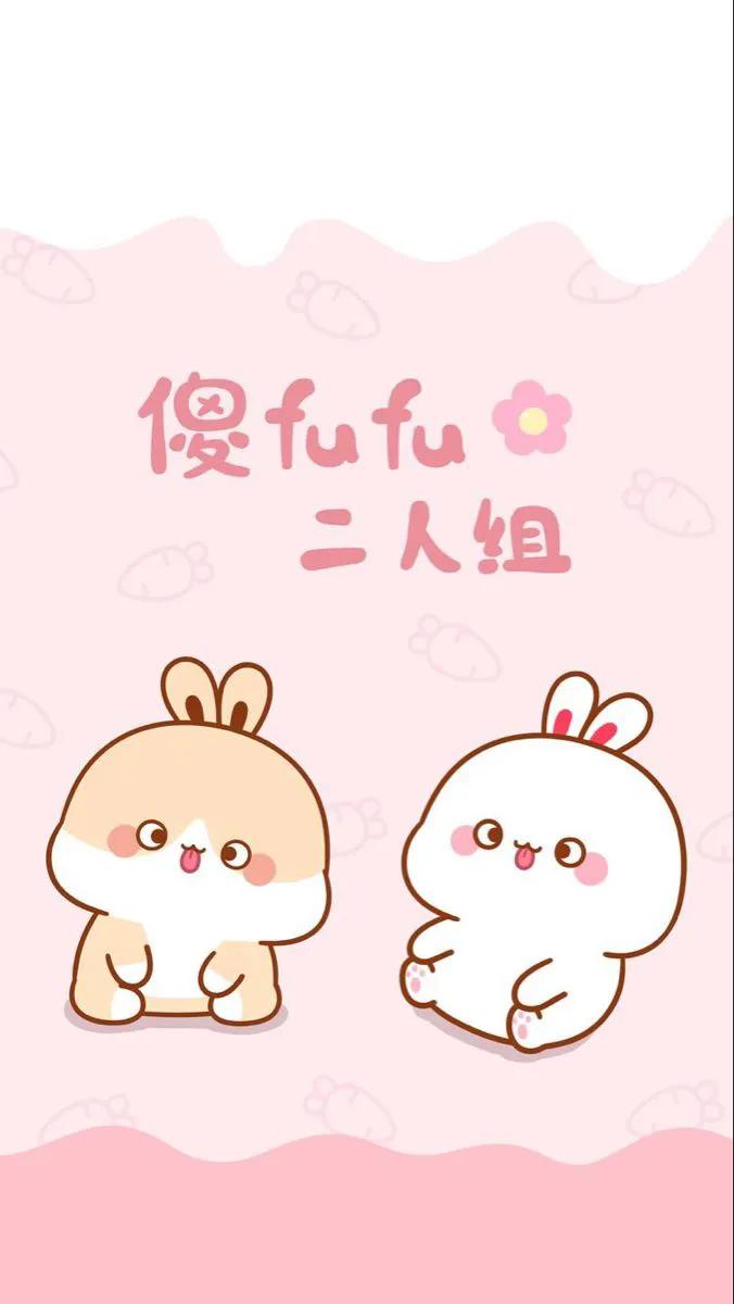 傻乎乎二人组兔兔～日子一般般快乐很简单