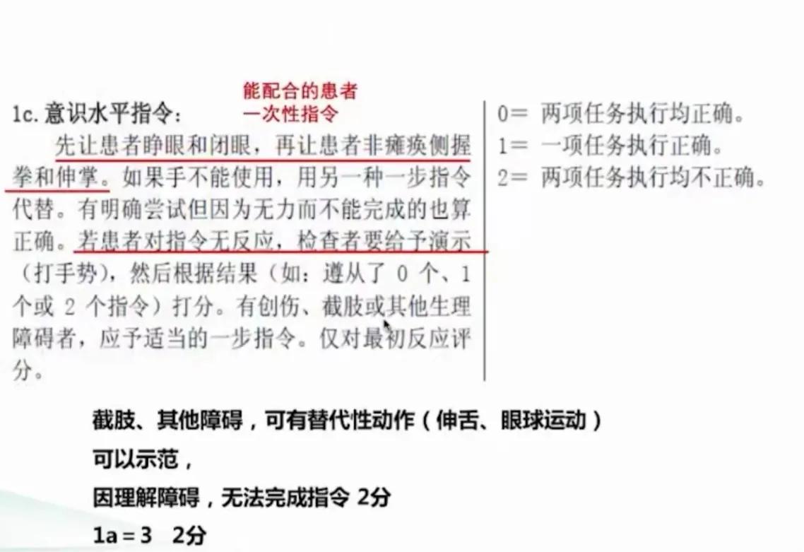 卒中常用评分规范评价——NIHSS、mRS