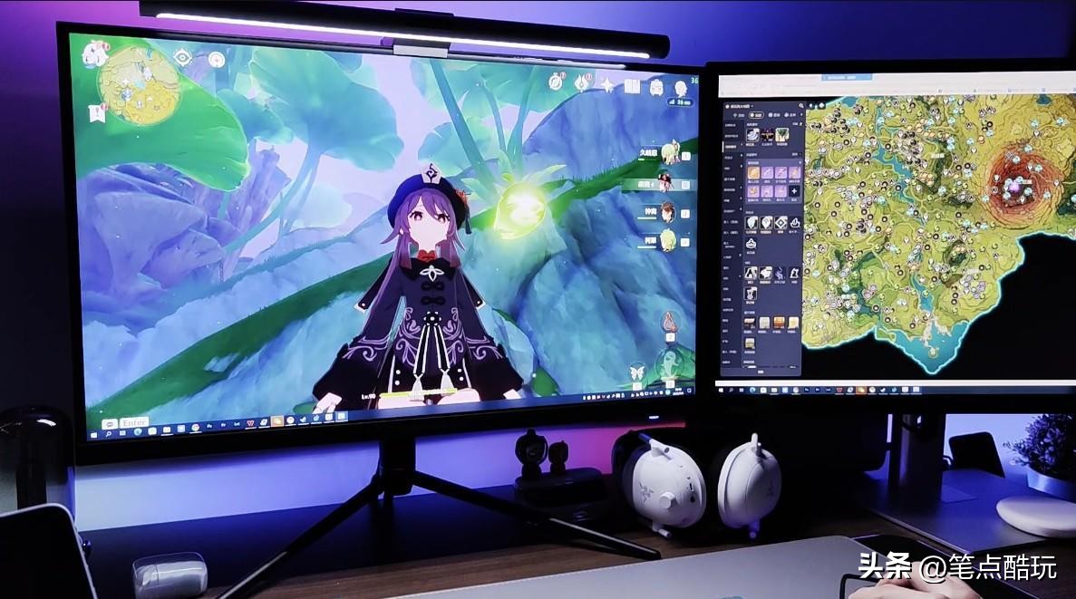 双显示器打游戏会跳,双屏显示器怎么设置副屏打游戏