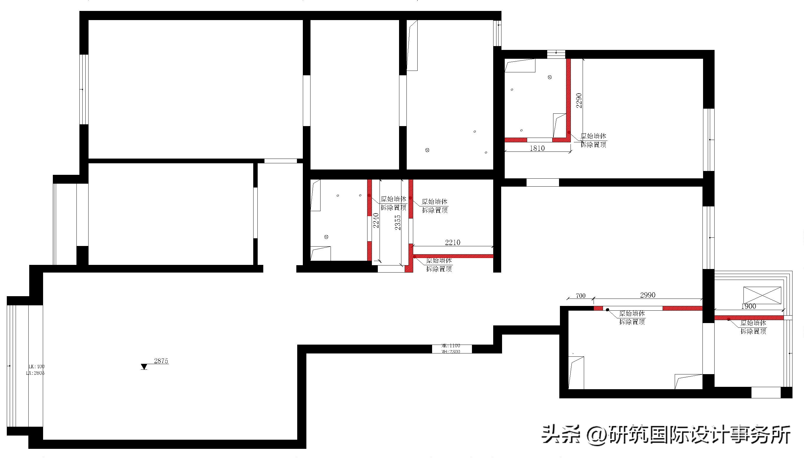 180平中式混搭,经典美式风格家具搭配墙面效果图