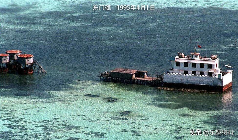 细微处看南沙东门岛，除了高楼大厦外，已开始形成完整的岛礁生态