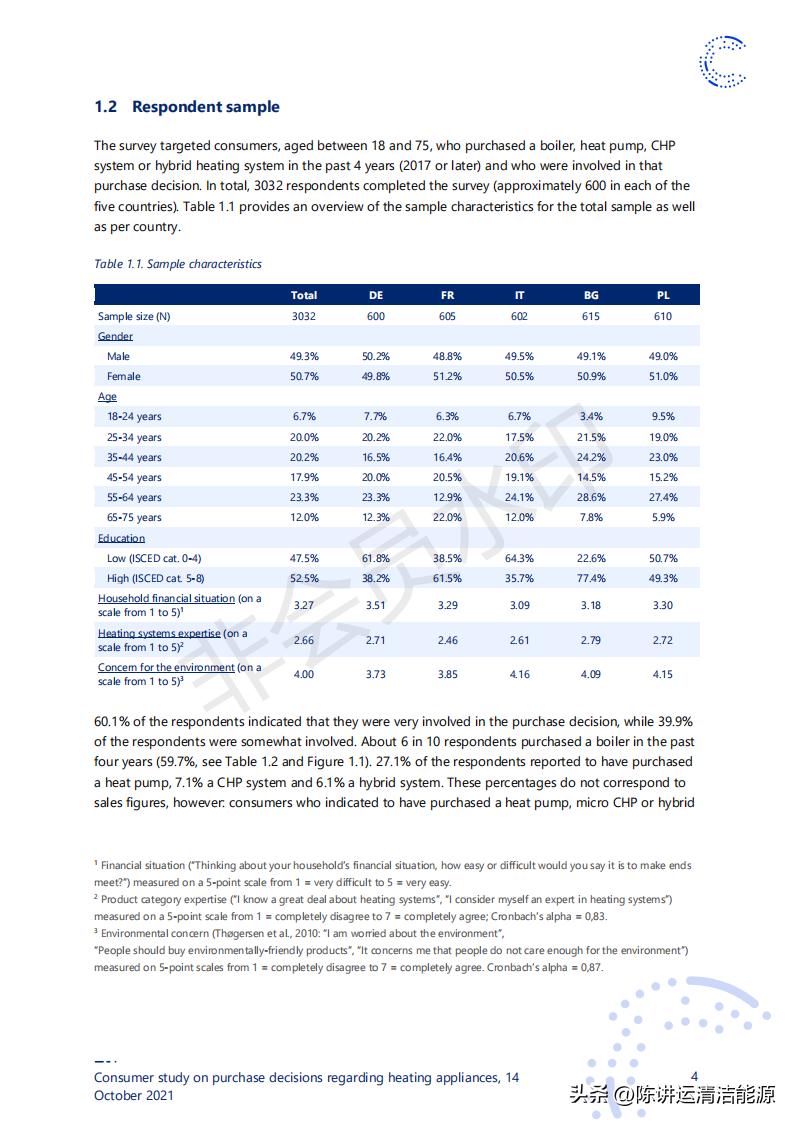 消费者对取暖装置购买决策的研究