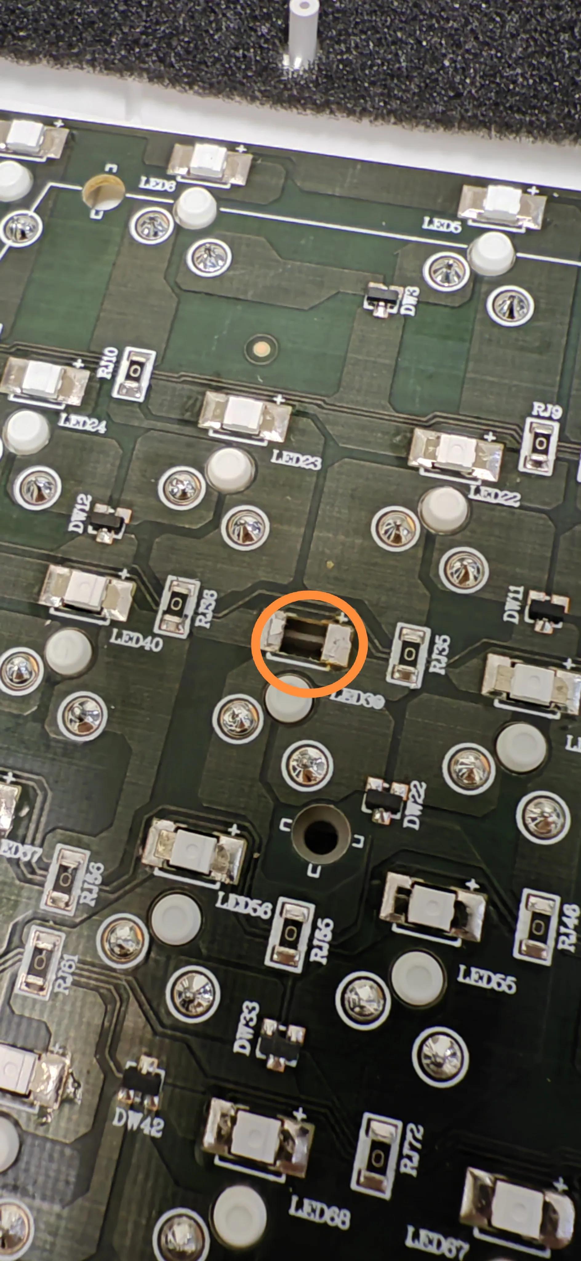 rkr87按键失灵怎么解决,rkr87键盘维修