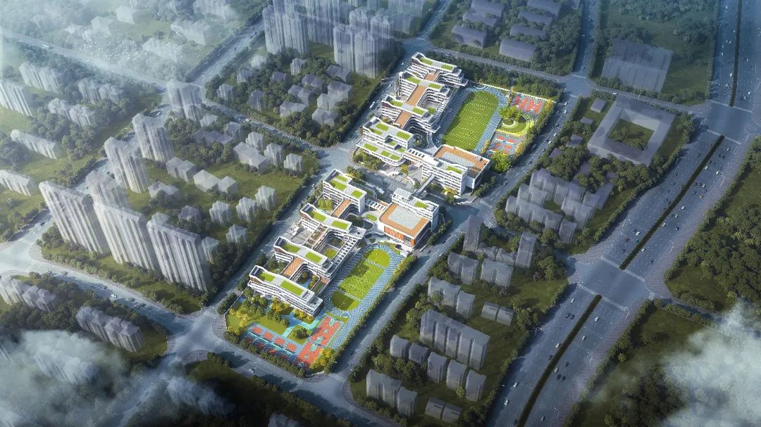 已投资5100多亿建设的新城,环东海域第三实验学校规划图