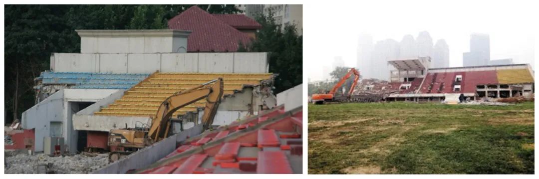 天津五大道民园广场,天津兴安路足球场