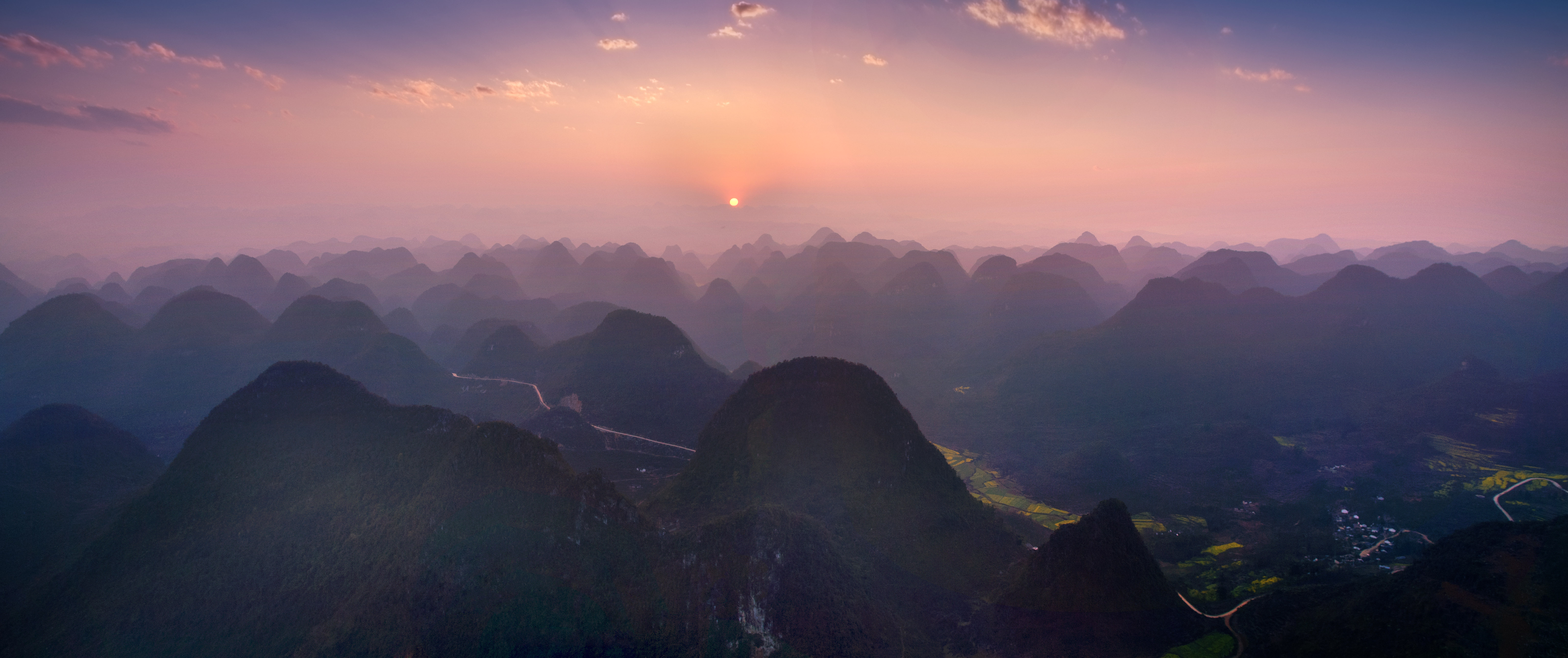 罗八高速公路到八大河,云南澜沧县罗八