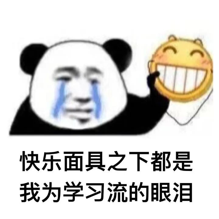 高中生表情包：学习使我妈快乐