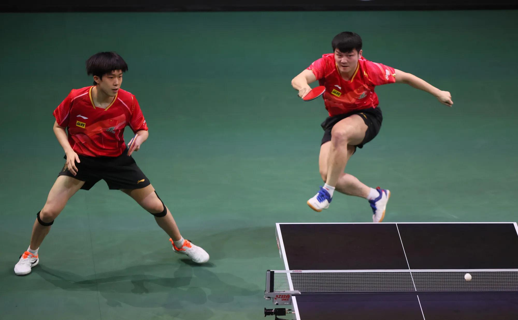 樊振东王楚钦男双伊朗完整版,王楚钦樊振东男双vs伊朗