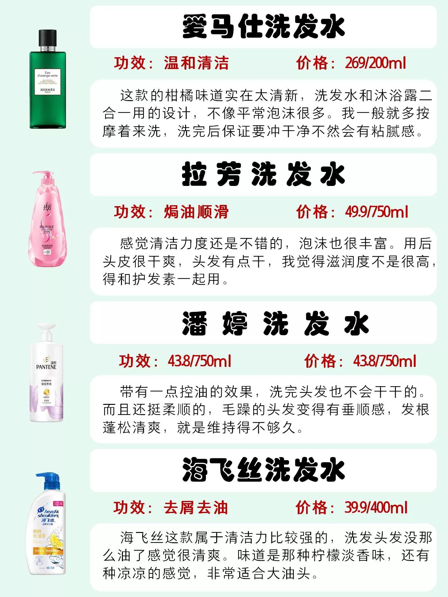 目前十大公认最好用洗发水推荐,十大公认最好闻留香最久的洗发水
