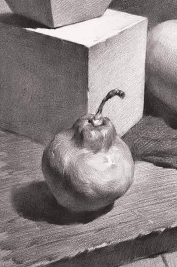 素描暗部画糊了,素描静物暗部该重到什么程度