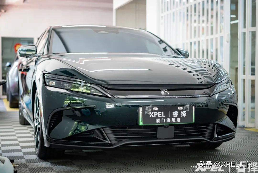 厦门汽车贴膜隔热膜,深圳比亚迪汉车衣贴膜
