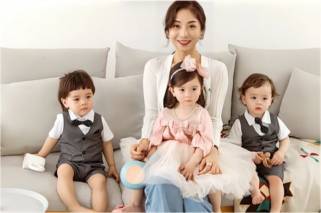 30岁模特瞒着母亲，未婚生下混血三胞胎：宁做单亲也不结婚