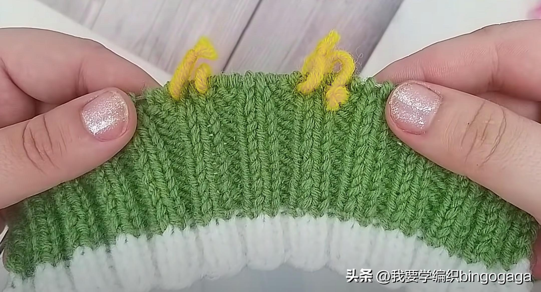 一片式毛线袜的织法,一片式织袜子