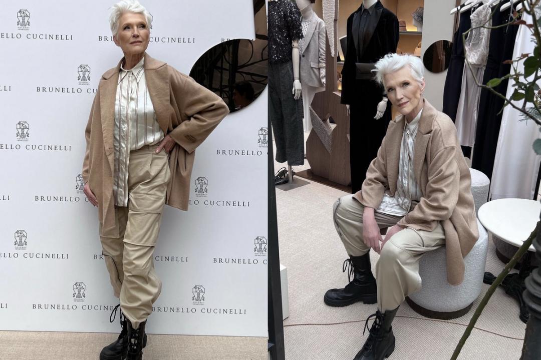 74岁马斯克妈妈来中国,穿国货超惊艳!为什么她越老越飒?