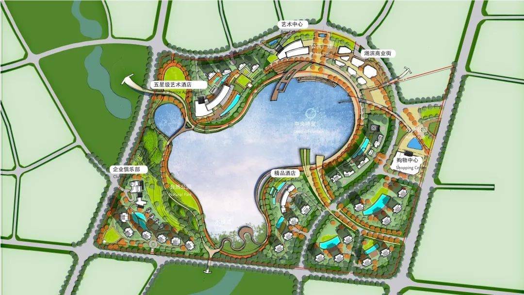 天府怡心湖湖滨蔚蓝城规划图,怡心湖蔚蓝湖滨商业街规划图