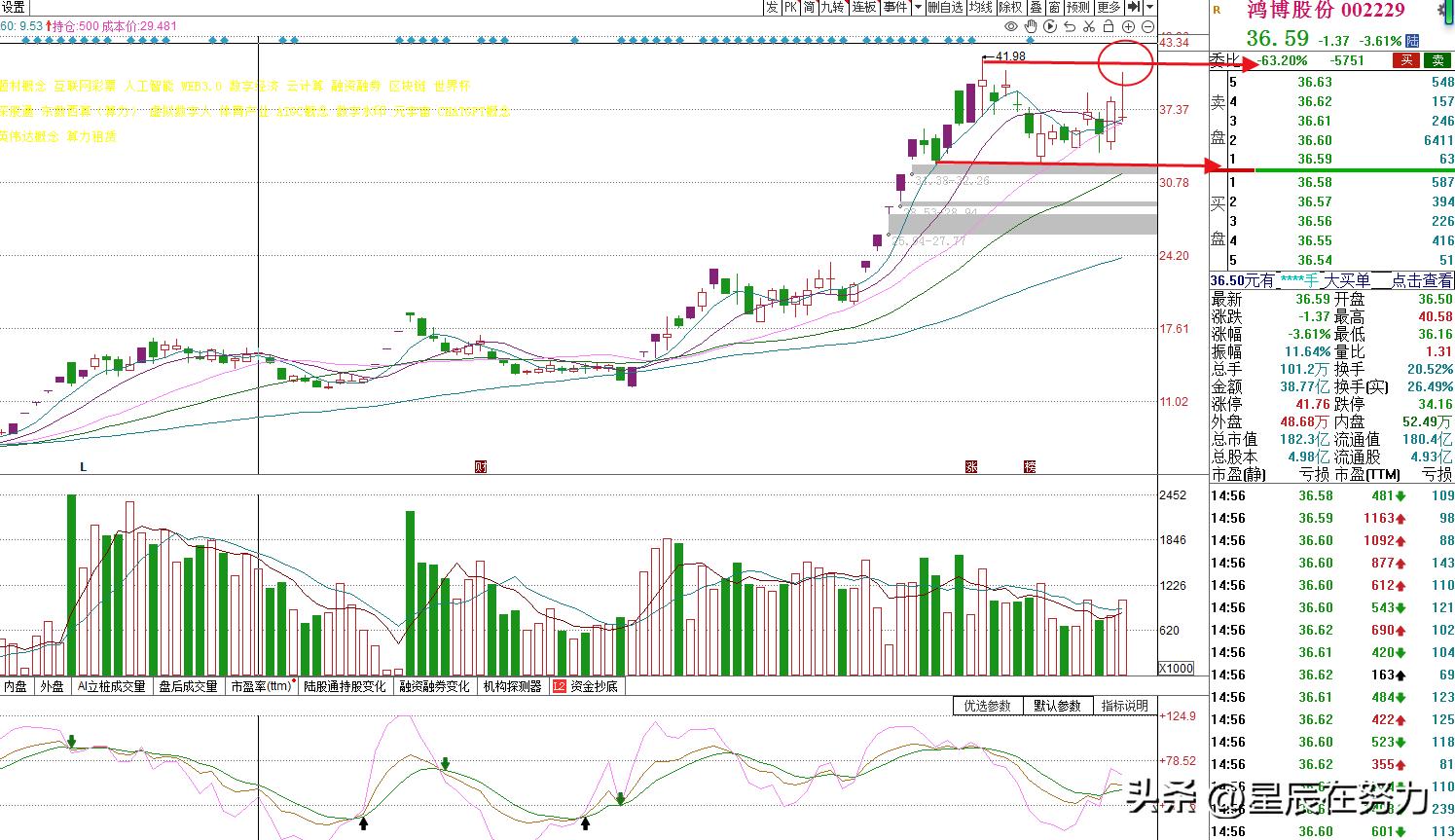 知名游资扎堆买入鸿博股份,预测鸿博股份6月1日走势